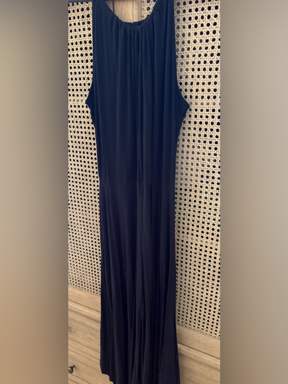 GAP Black Sleeveless Maxi Dress
